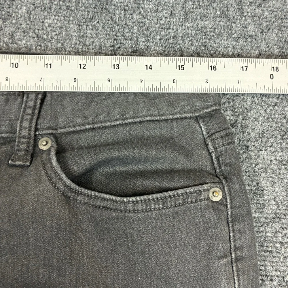 Banana Republic Traveler Jeans Mens 32x30 Slim Fit Charcoal Gray Stretch Denim